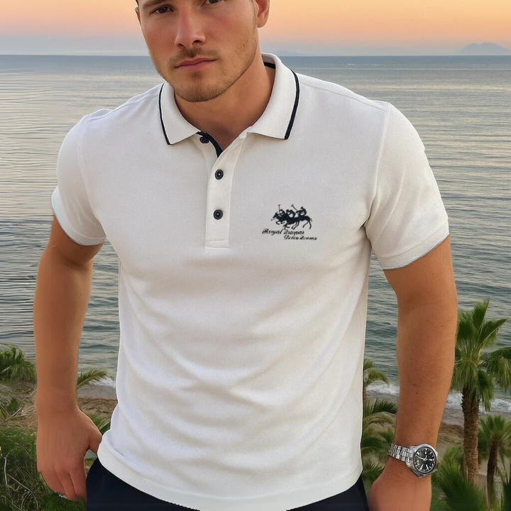 JOSEPH | Polo Clássico de Algodão com Bordado Exclusivo