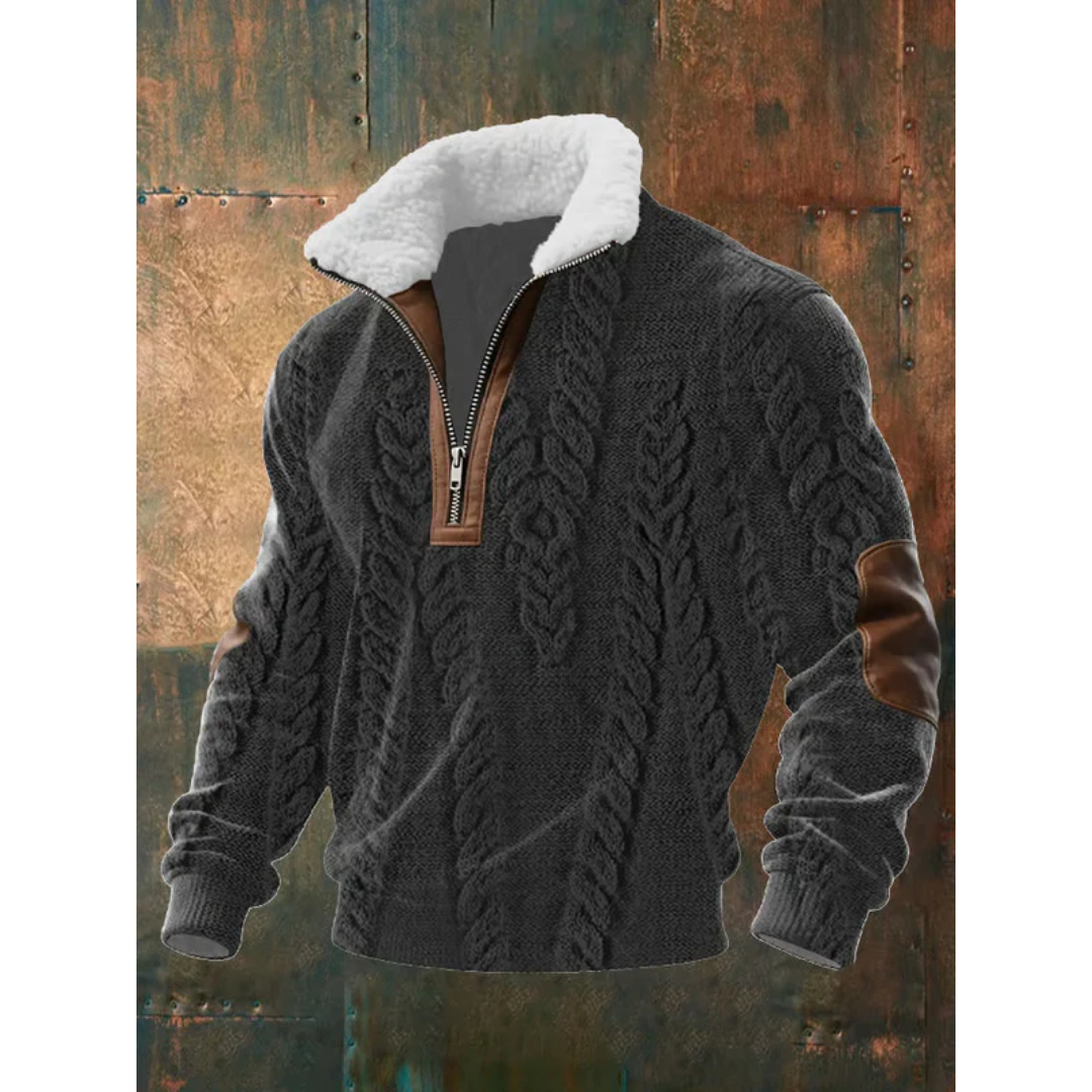 LONER | Camisola Polar com Fecho de Correr