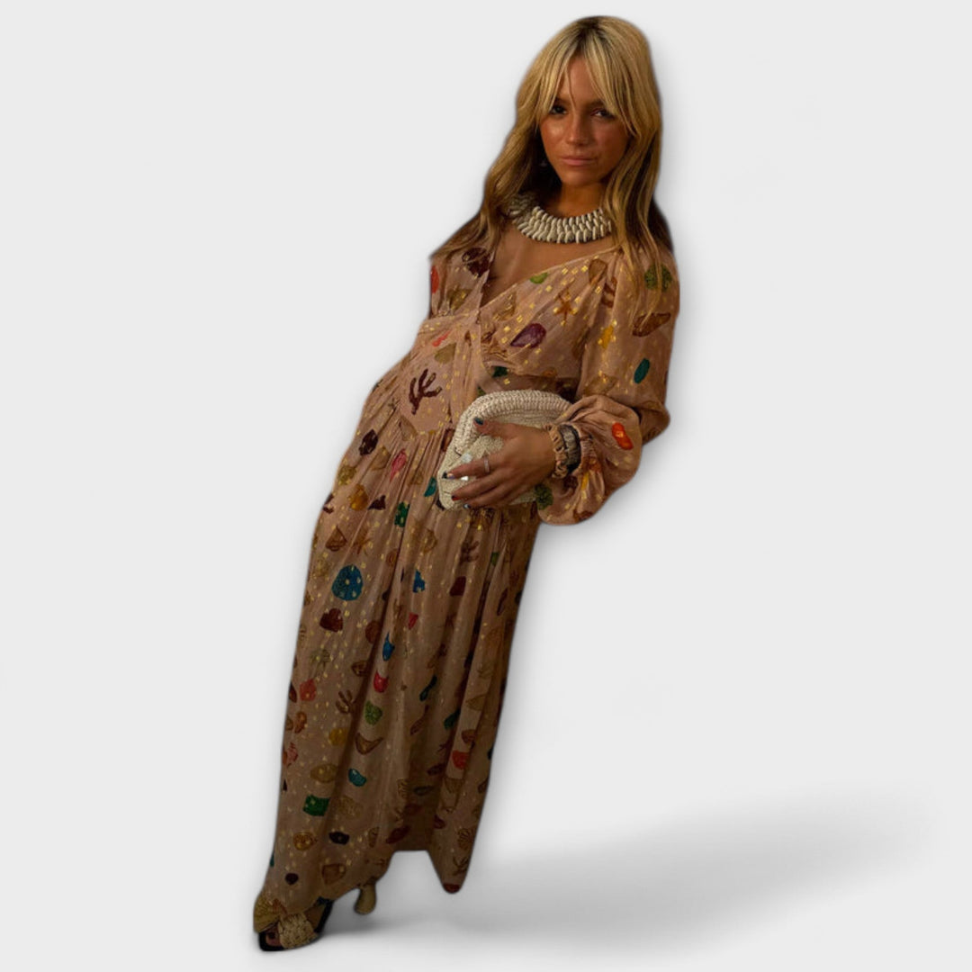 Lauren - Vestido Shell Reign em Tamanho Petite