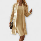 Runa - Vestidos de Renda Elegantes de Duas Peças