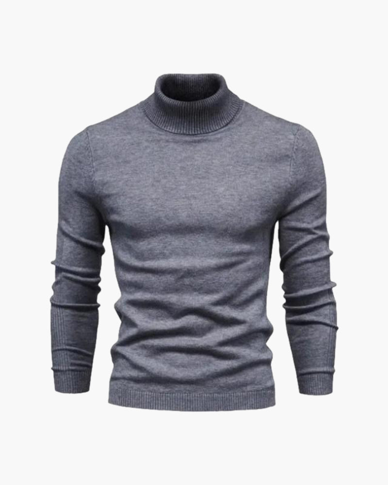 Camisola de Gola Alta de Outono