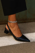 Olga - Sapatos com Salto Quadrado Elegante