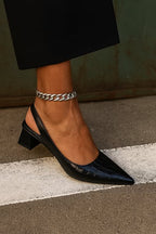 Olga - Sapatos com Salto Quadrado Elegante