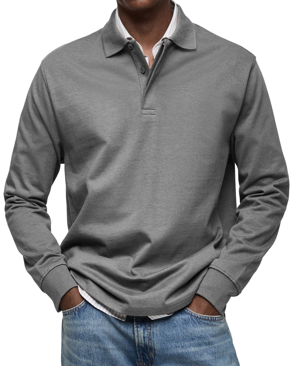 MOHR® | Polo de Luxo de Manga Comprida