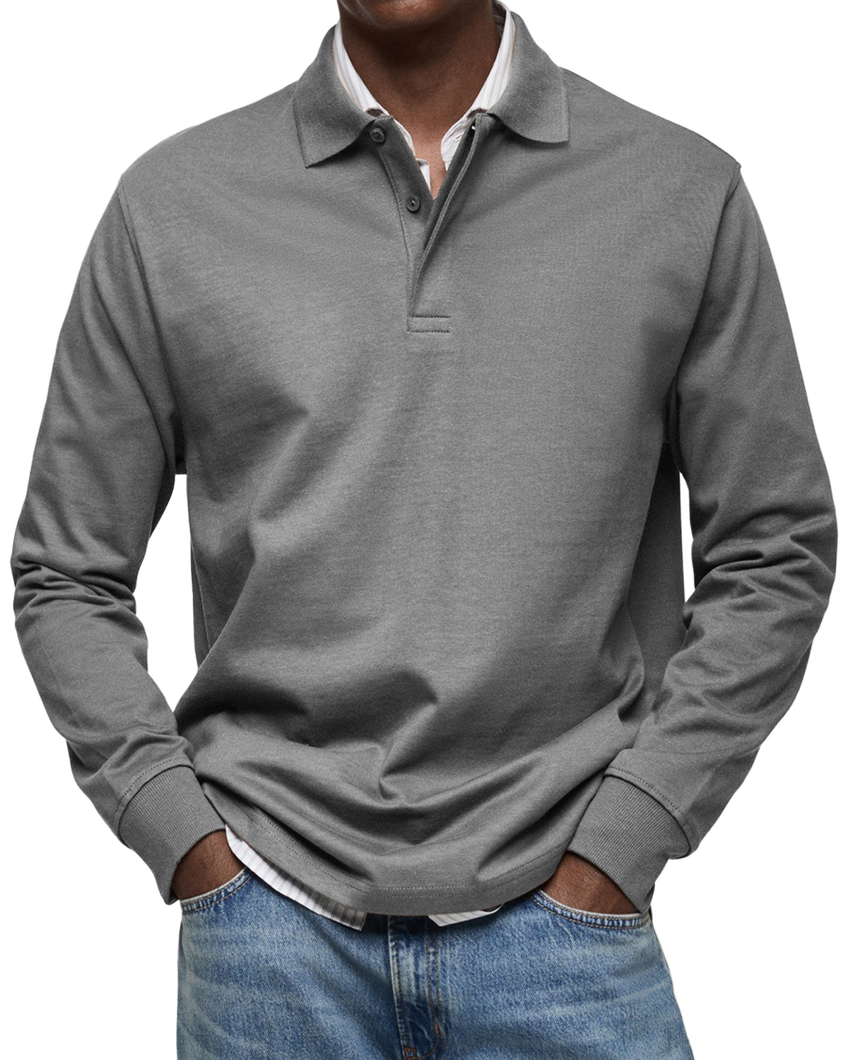 Alberto | Polo de Manga Comprida Luxuoso