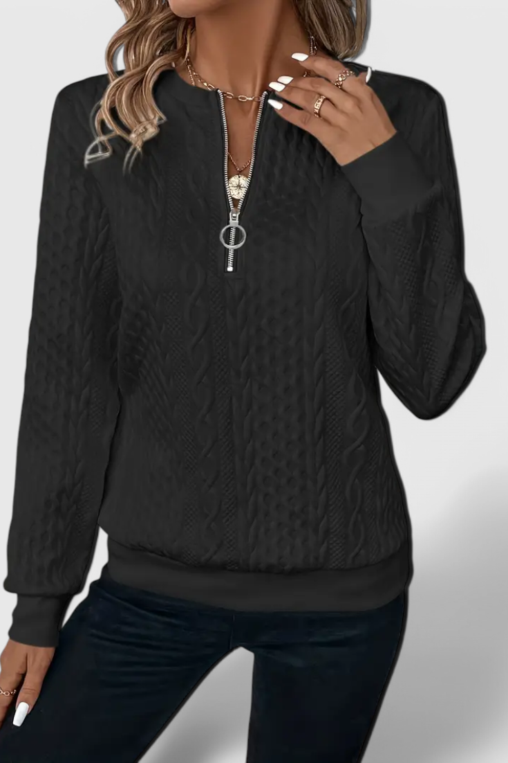 Zoey Camisola de Malha com Fecho Suave