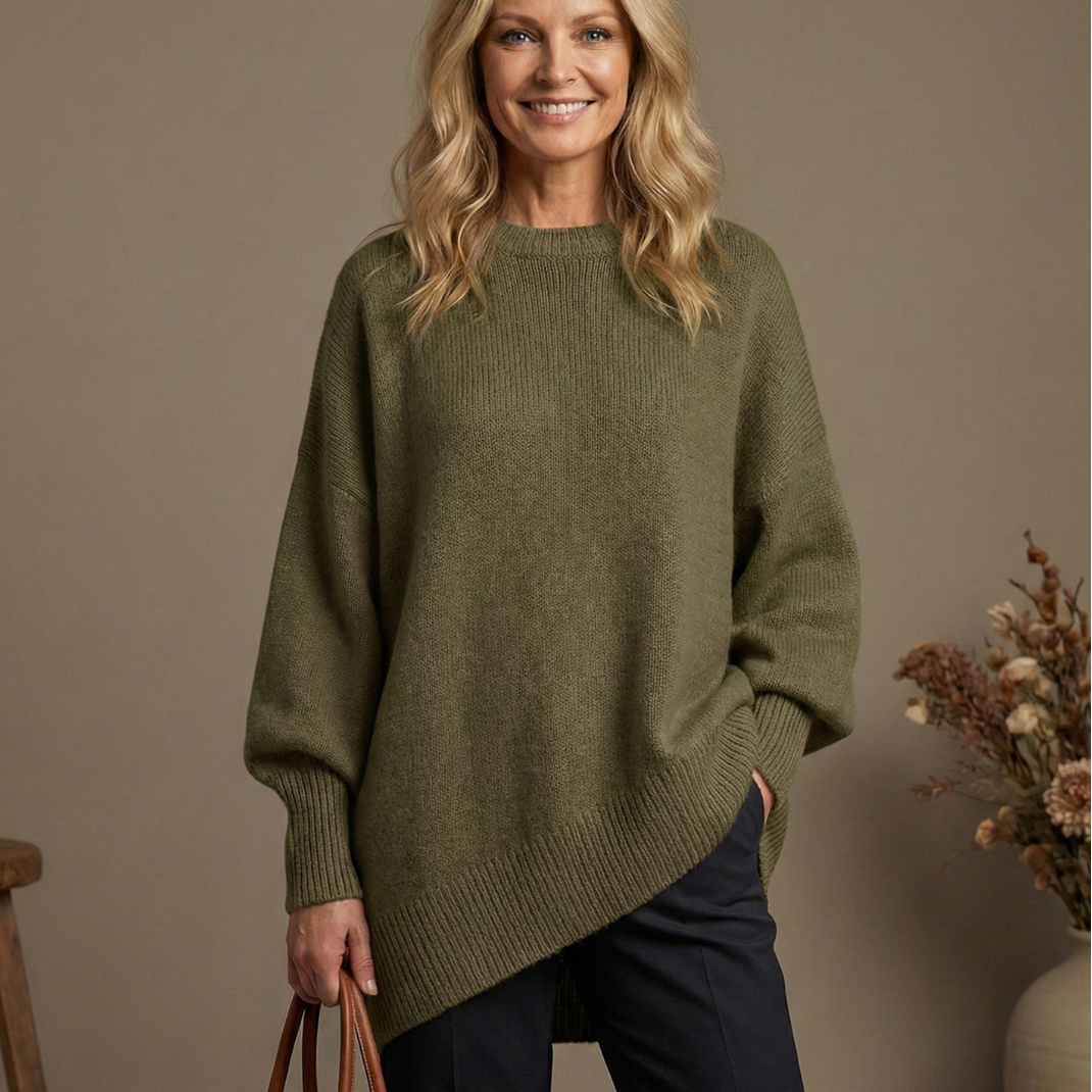 Claudia™ | Camisola Quentinha Estilo Oversize
