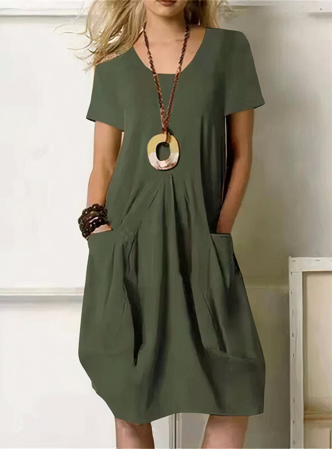 Marisa | Vestido Fluido de Estilo Casual