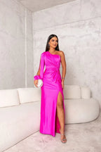 Renata™ | Vestido de Noite Assimétrico