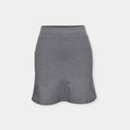Shorts de cintura alta com saia