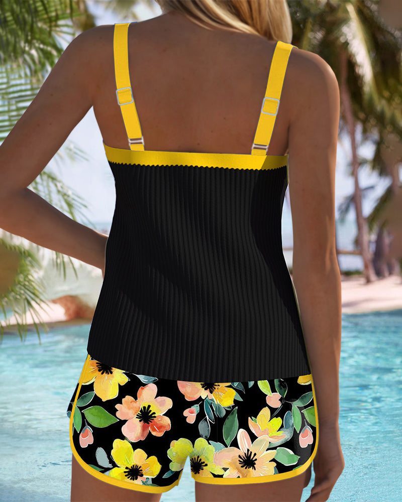 Aitana™ | Conjunto de Tankini Elegante de Duas Peças