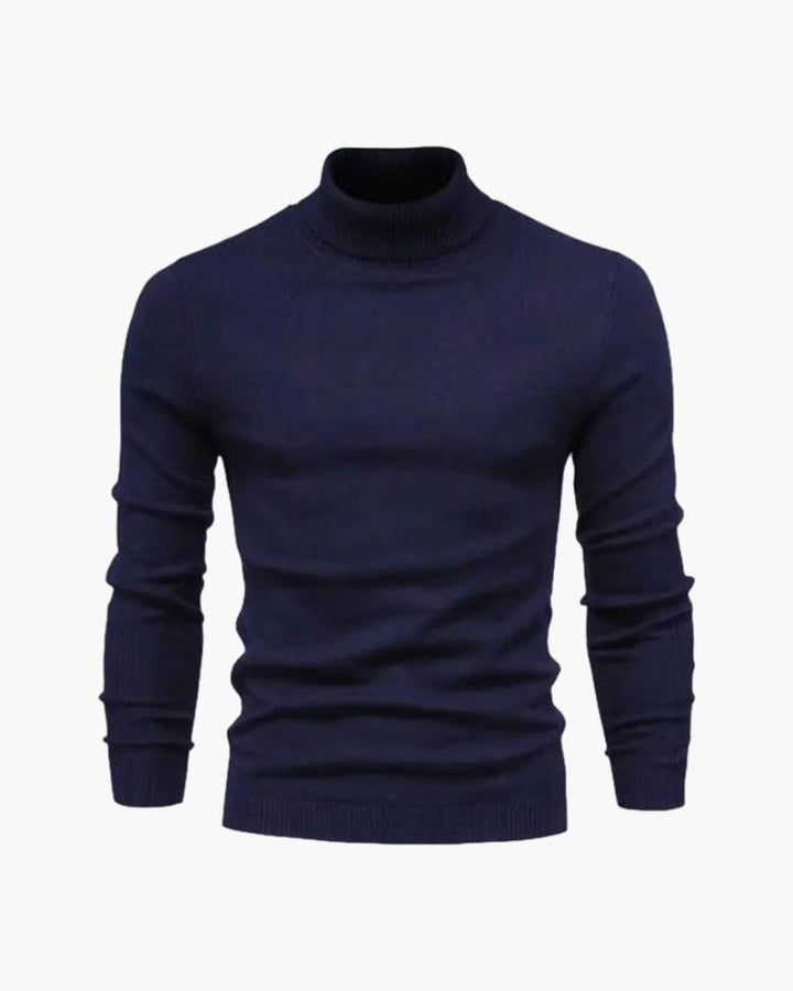 Camisola de Gola Alta de Outono