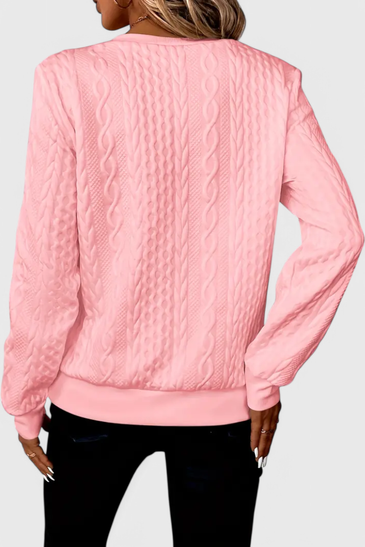 Zoey Camisola de Malha com Fecho Suave