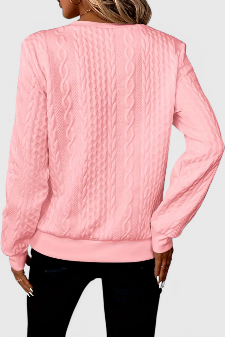 Zoey Camisola de Malha com Fecho Suave