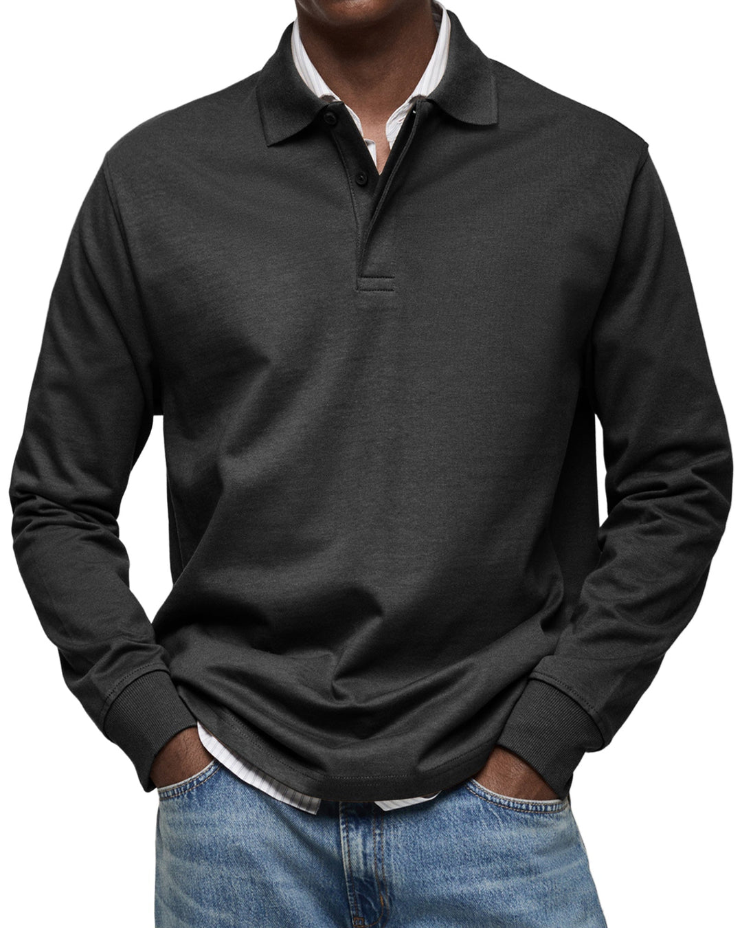 CARLO | Polo de Manga Comprida Luxuoso