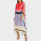 Elenora - Kaftan Geométrico de Corte Solto