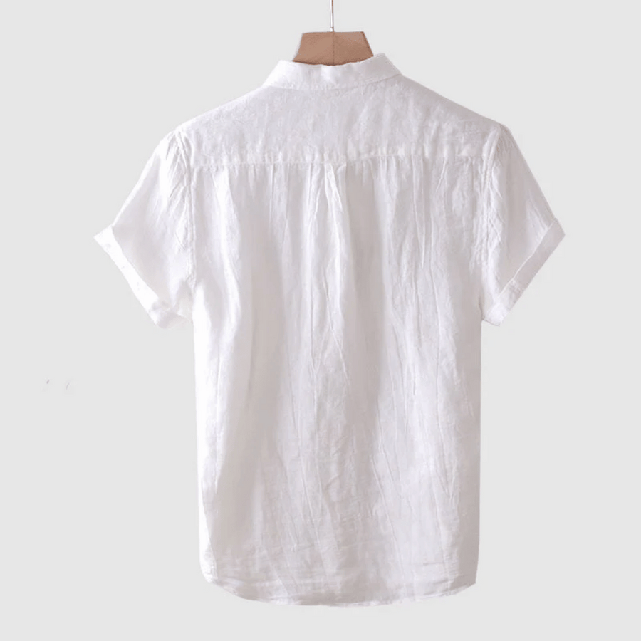 LOREN | Camisa de Linho de Manga Curta