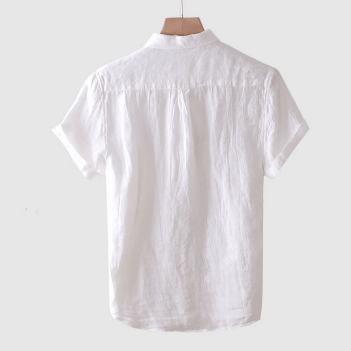 LOREN | Camisa de Linho de Manga Curta