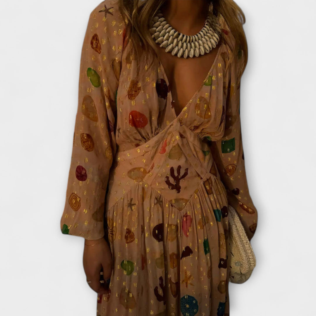 Lauren - Vestido Shell Reign em Tamanho Petite