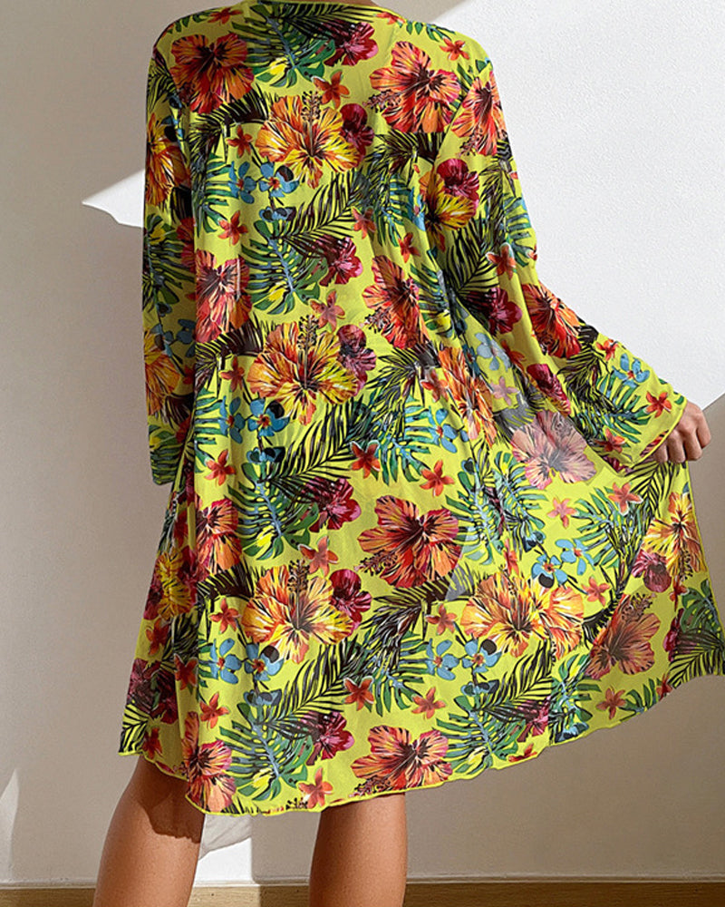 Paloma™ | Bikini com saia de flores