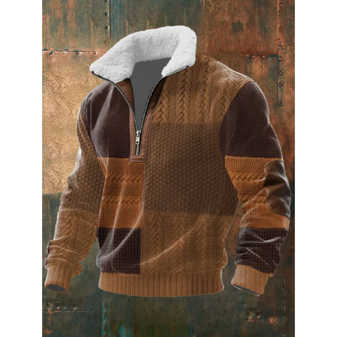 LONER | Camisola Polar com Fecho de Correr