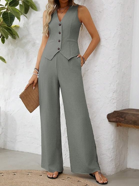 Sofía | Conjunto Colete + Calças de Oferta