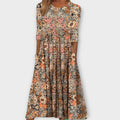 Paula - Elegantes Vestidos Florais de Tecido Premium