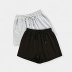Shorts de verão com cordão ajustável