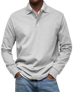 MOHR® | Polo de Luxo de Manga Comprida