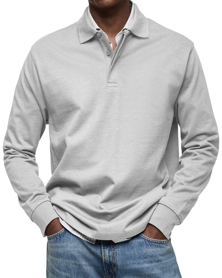 MOHR® | Polo de Luxo de Manga Comprida