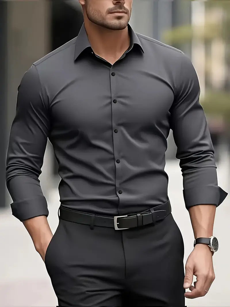 MARCEL | Camisa Clássica de Manga Comprida