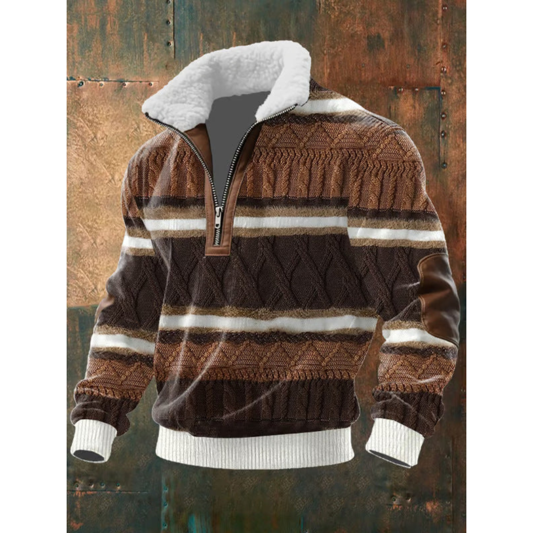 LONER | Camisola Polar com Fecho de Correr