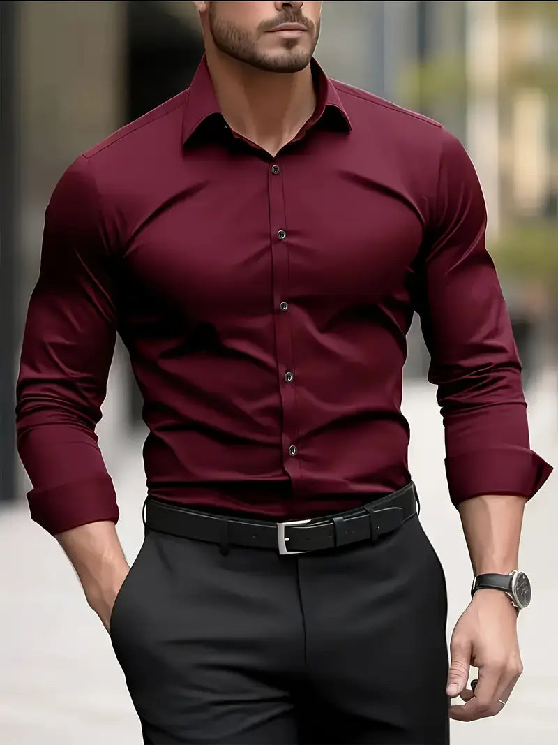 MARCEL | Camisa Clássica de Manga Comprida