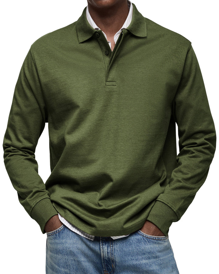 MOHR® | Polo de Luxo de Manga Comprida