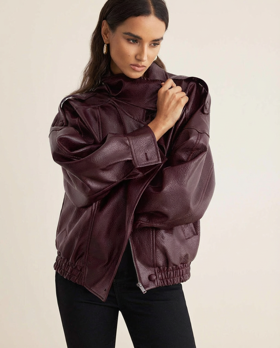 Jimena | Casaco de Couro Uptown