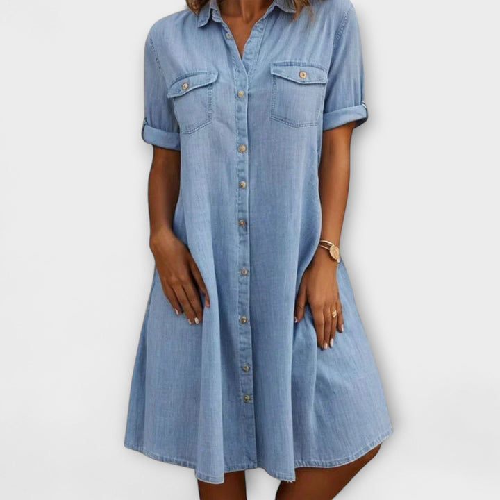 Vestido casual de corte A