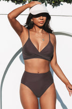 Paula™ | Conjunto de Biquíni de Cintura Alta