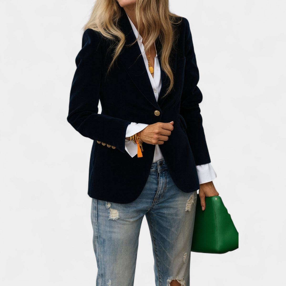 Andrea – Blazer de Veludo
