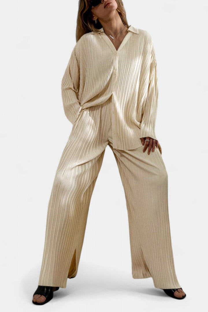 Sephora Conjunto de Lounge Plissado Oversized