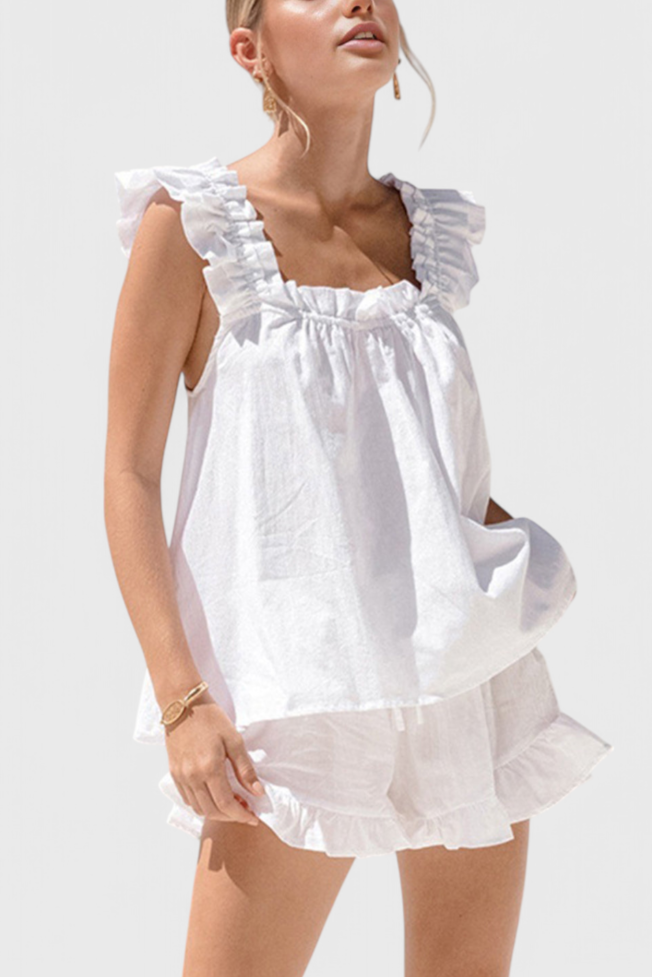 Victoria Conjunto de Lounge com Folhos
