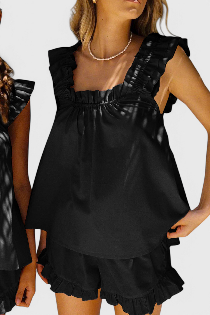 Victoria Conjunto de Lounge com Folhos