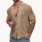 Rodrigo | Camisa Vazada de Manga Curta