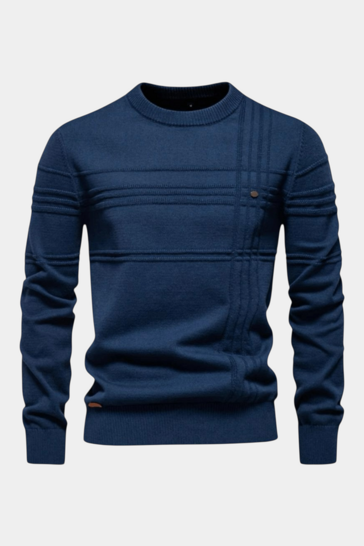Camisola com Padrão de Losangos
