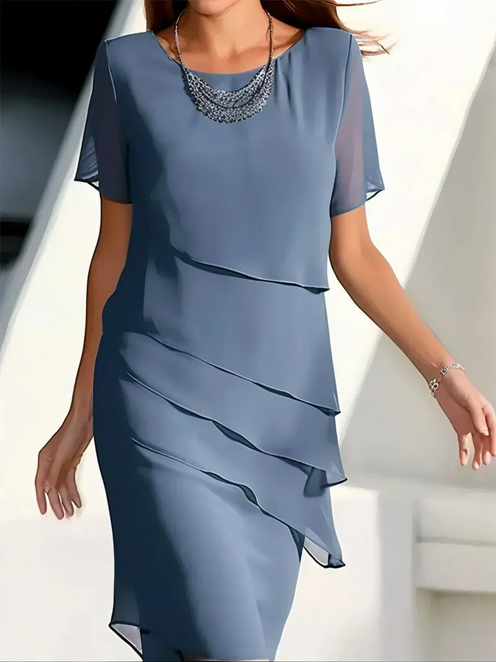 Anastasia | Vestido Midi Elegante em Camadas