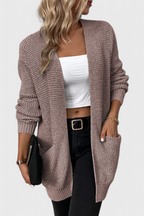 Anneliese Cardigan de Mistura de Caxemira Premium
