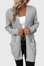 Anneliese Cardigan de Mistura de Caxemira Premium