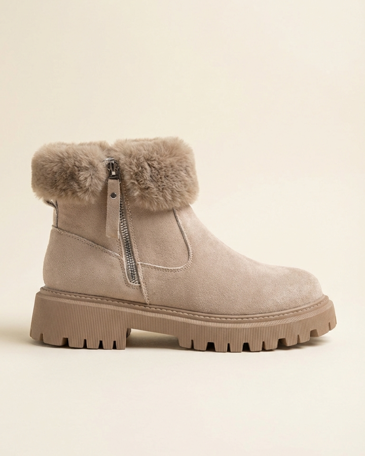 Nora - Botins de Inverno Quentes e Confortáveis