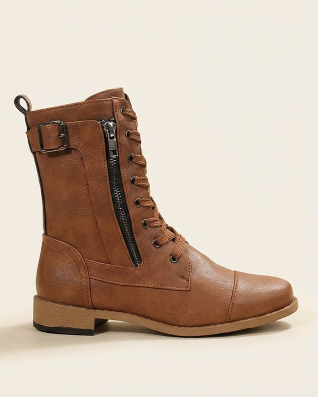 Silvia - Botas com Suporte Plantar de Biqueira Redonda
