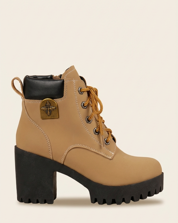 Emma | Botins de Salto com Plataforma
