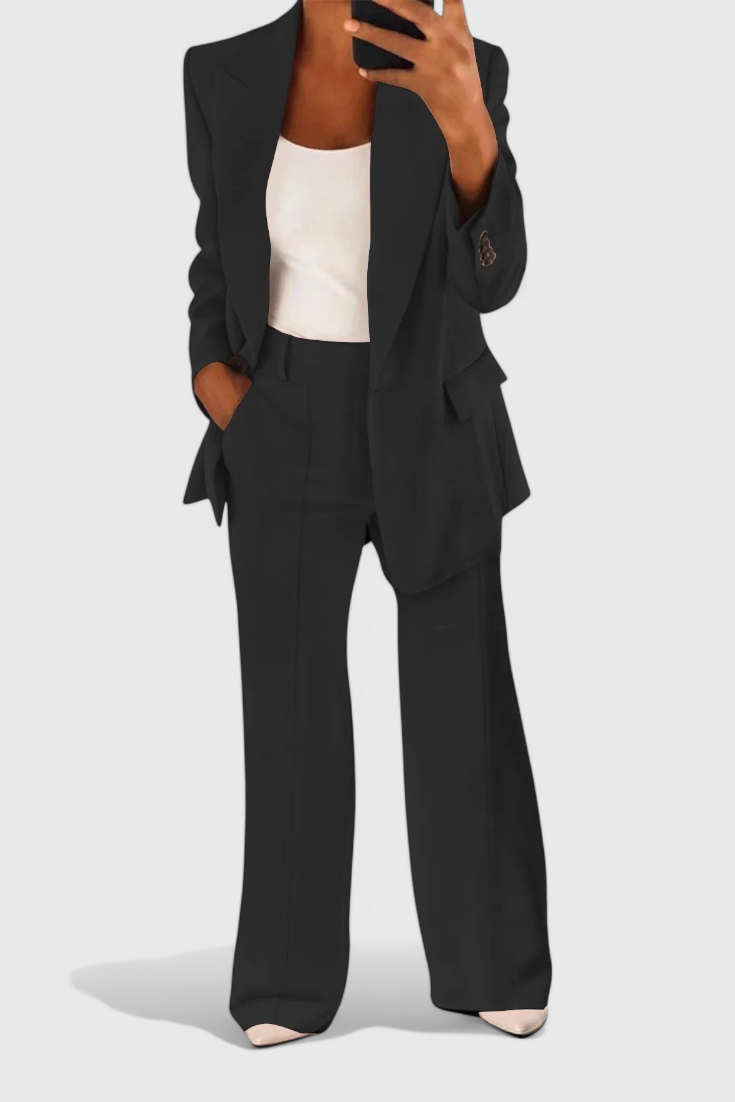 Kaia Conjunto Elegante de 2 Peças para o Trabalho e Muito Mais